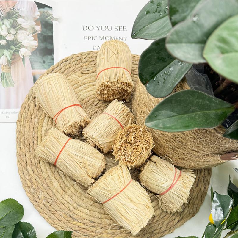 Tassel Fringe Trim - 新しい 1 メートルジュートフリンジトリムラフィアわらタッセルナチュラルガーランド DIY ホーム壁掛け結婚式の背景装飾クラフト供給