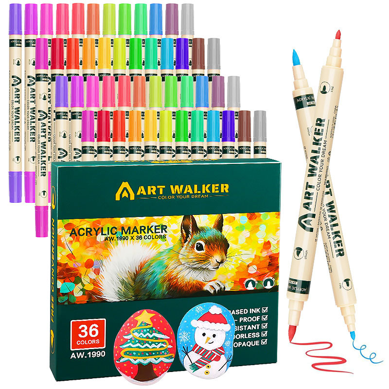 12/24/36 色アクリルペイントペンマーカーダブルチップ - Copic Marker Classic のレビューと価格