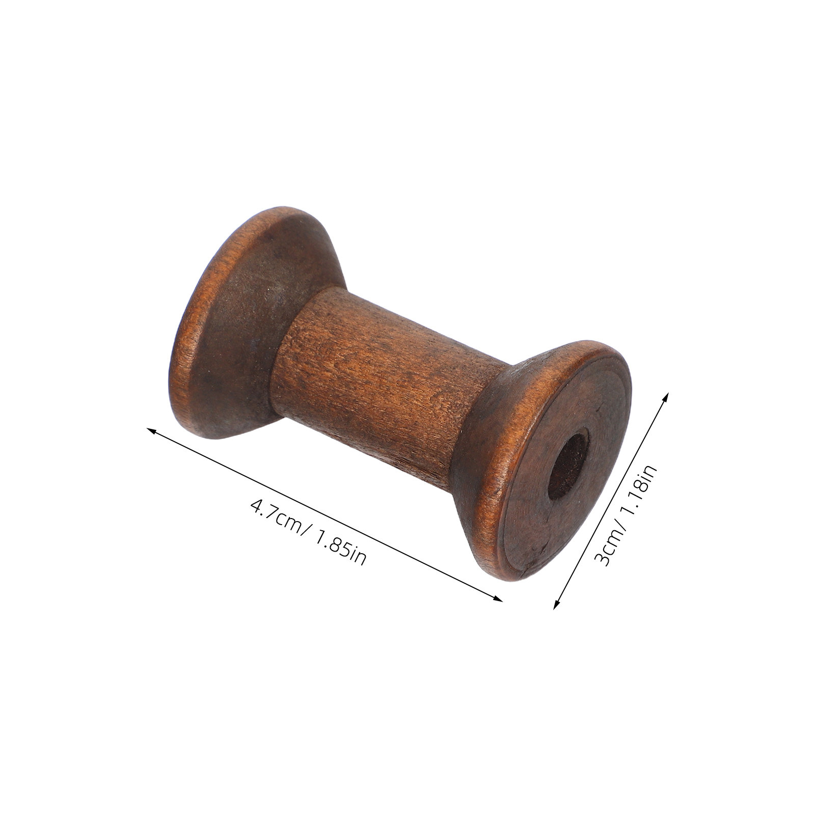 10個入り ヴィンテージ木製スプール 天然木製空糸ボビン D - Organza Ribbon Spool のレビューと価格