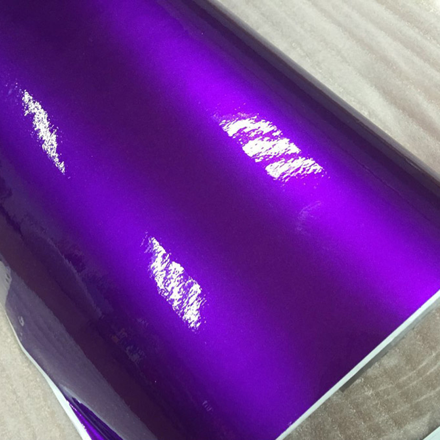 プレミアムグロスメタルキャンディパープルビニールカーラップフ - Glitter Vinyl Roll のレビューと価格