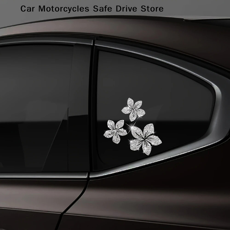 花柄グリッター装飾車用ステッカー 防水 DIY ステッカー  - Glitter Vinyl Roll のレビューと価格
