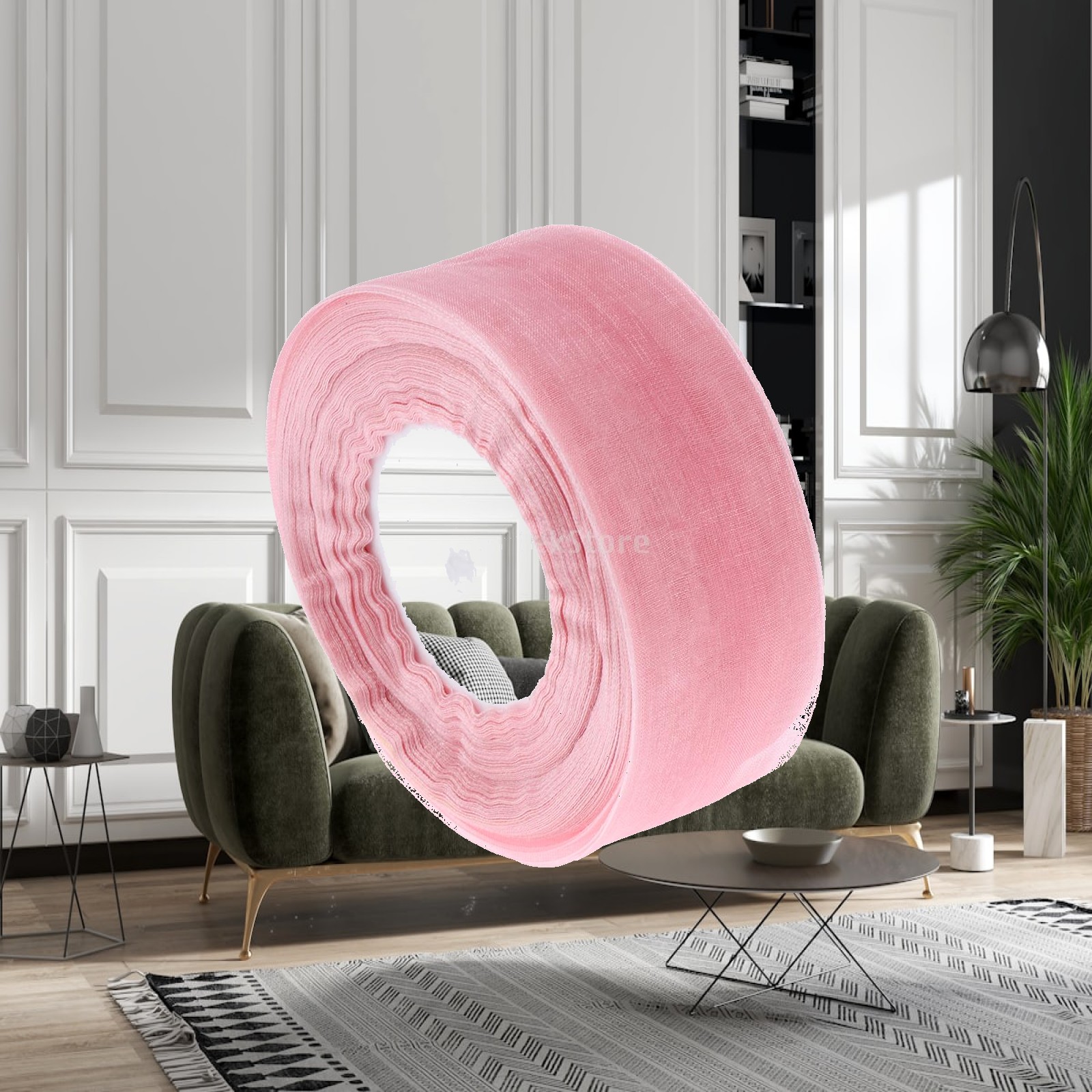 シアーオーガンザリボン 大きなサテンリボン スプールリボン  - Organza Ribbon Spool のレビューと価格
