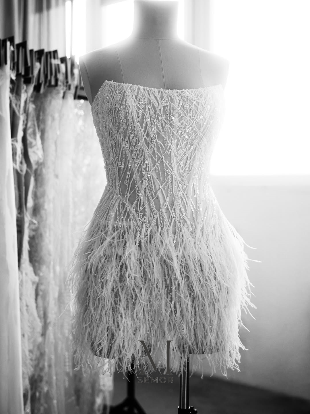 セモール エクスクイジット ショート ウェディングドレス キ - Tassel Fringe Trim のレビューと価格