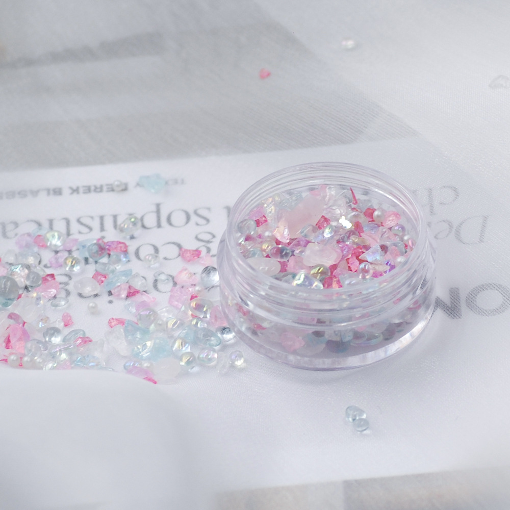 DIY貝殻樹脂宝石不規則クラッシュクリスタルミックス、エポキ - Embellishment Glue Craft のレビューと価格